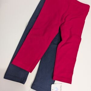 The Children’s Place Baby Leggings Set | Red & Navy | Size 12–18 Months | NWT
